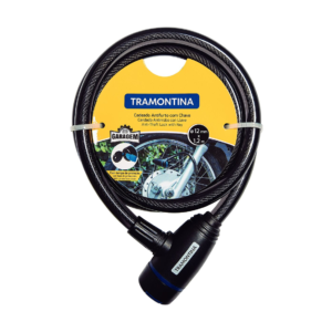CADEADO TRAMONTINA ANTIFURTO MOTO C/ CHAVE
