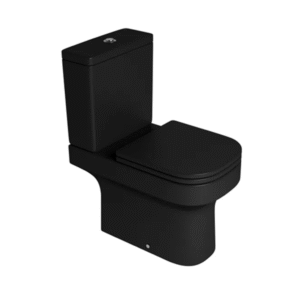 KIT COMPLETO BACIA COM CAIXA ACOPLADA ROCA DEBBA CLASSIC MATE BLACK