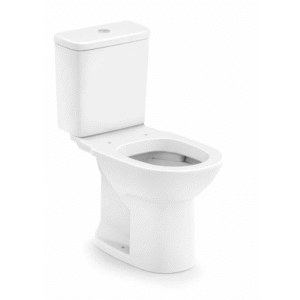KIT COMPLETO BACIA COM CAIXA ACOPLADA ROCA DEBBA ROUND BRANCO