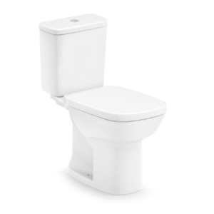 KIT COMPLETO BACIA COM CAIXA ACOPLADA ROCA DEBBA SQUARE BRANCO