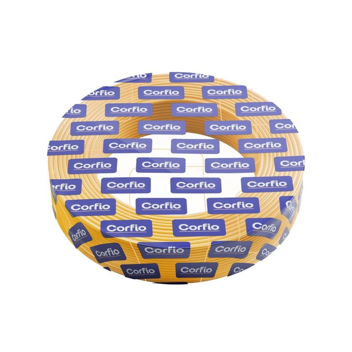 FIO 2,50MM CORFIO FLEXÍVEL 750V AMARELO ROLO 100M