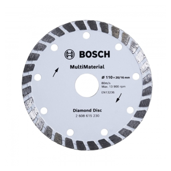 DISCO BOSCH DIAMANTADO MULTI SEGMENTADO 110x20/16MM