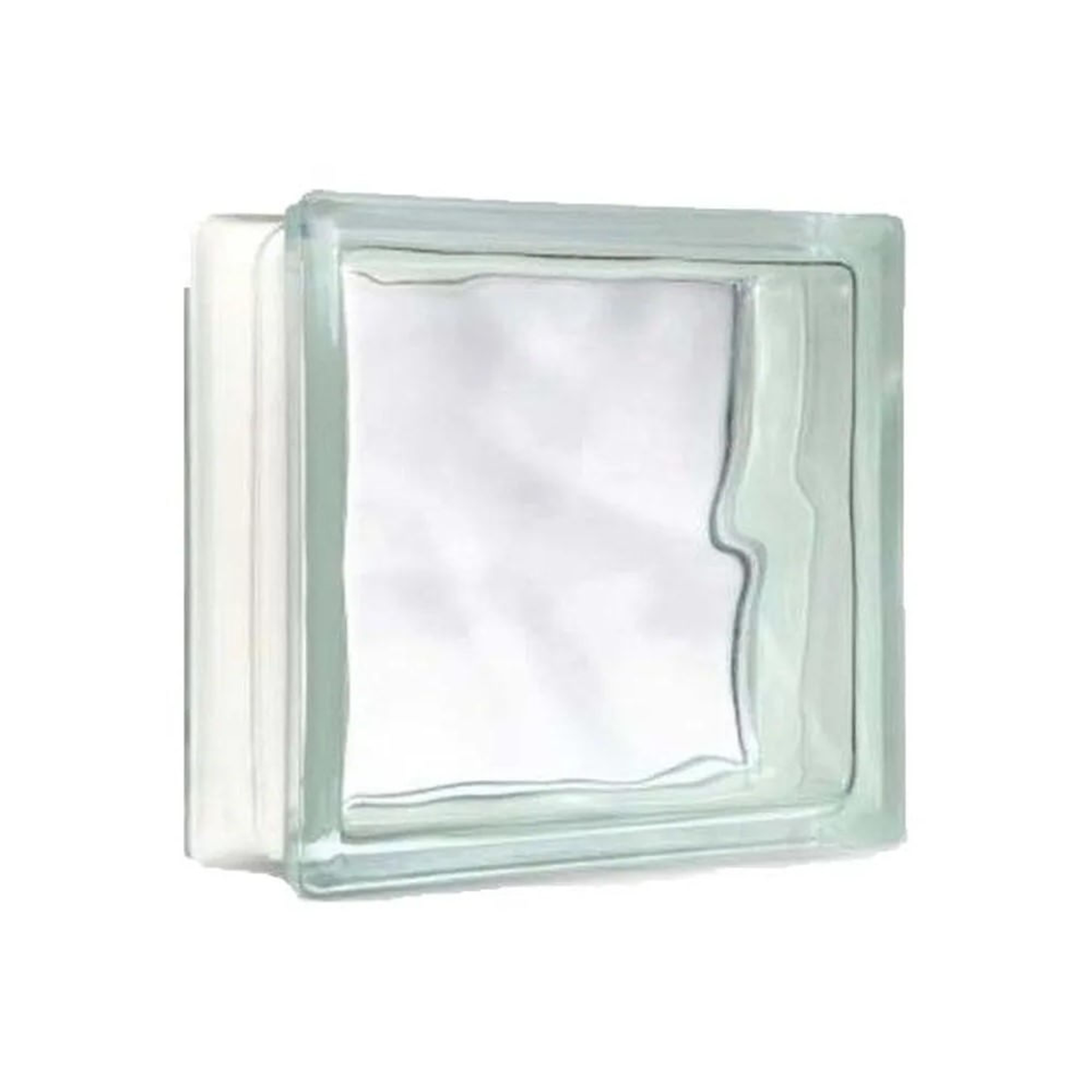 TIJOLO VIDRO LIEGE WAVE TRANSPARENTE