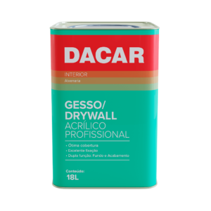 TINTA DACAR ACRÍLICO GESSO/DRYWALL 18L