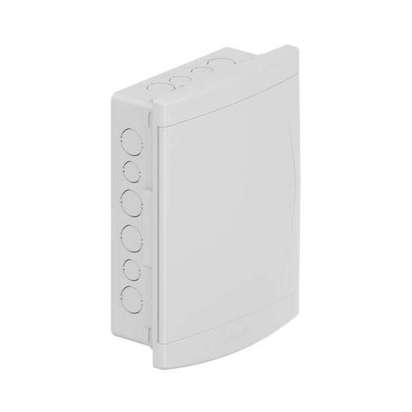 QUADRO DISTRIBUIÇÃO TIGRE EMBUTIR 12/16 DISJUNTOR PORTA BRANCA S/BARRAMENTO