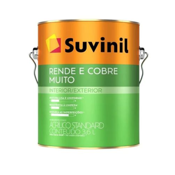TINTA SUVINIL ACRÍLICO RENDE & COBRE MUITO 3,6L
