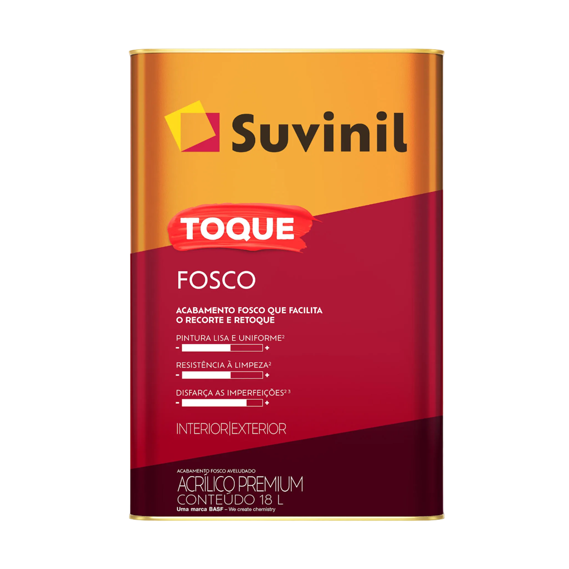 TINTA SUVINIL ACRÍLICO TOQUE FOSCO 18L