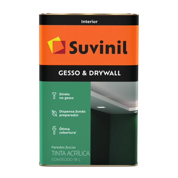 TINTA SUVINIL GESSO DRYWALL 18L