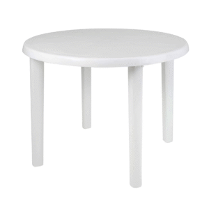 MESA PLÁSTICA MOR REDONDA DESMONTÁVEL