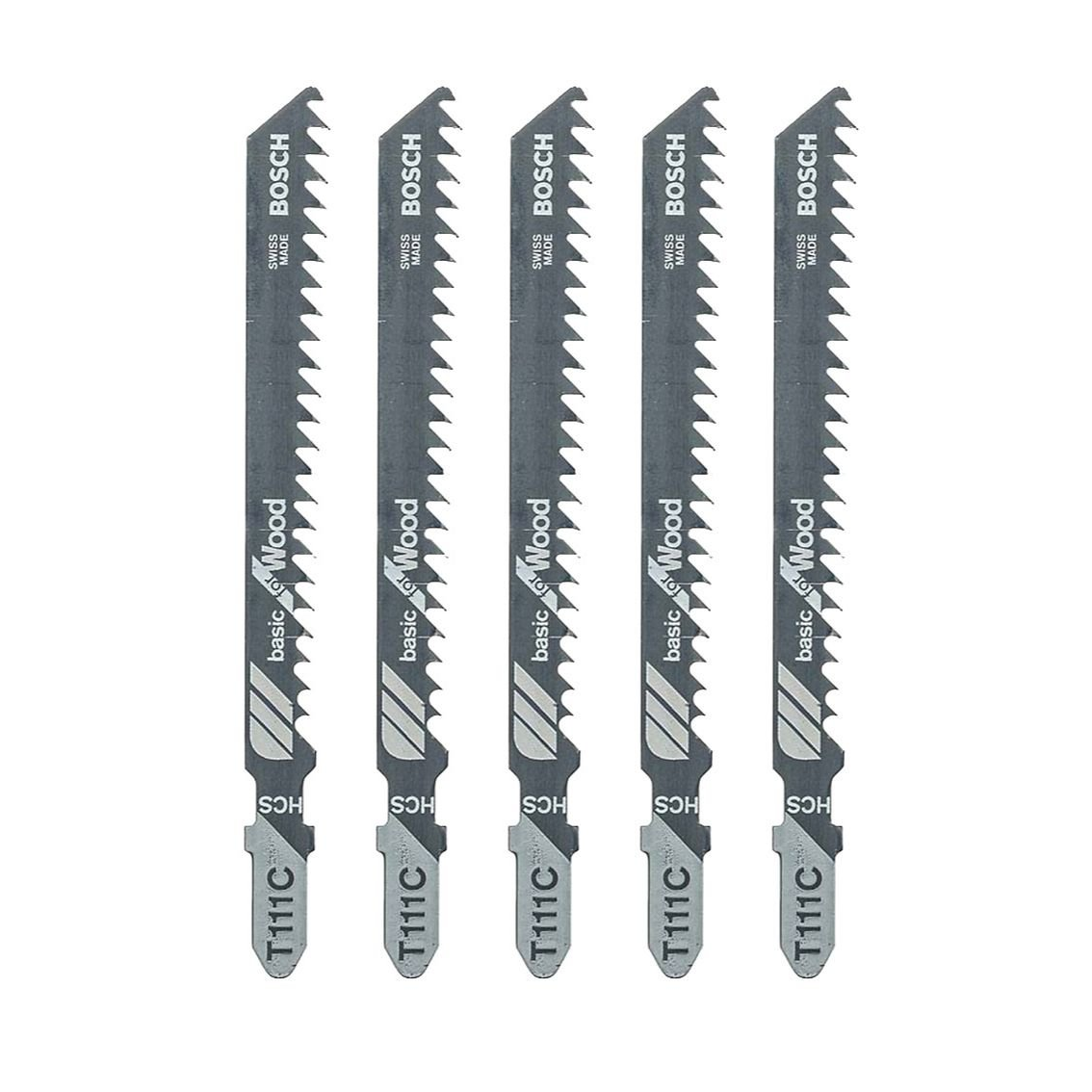 LÂMINA SERRA TICO TICO BOSCH T111C BASIC FOR WOOD 5PÇ