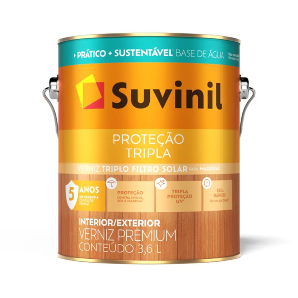 VERNIZ SUVINIL PROTEÇÃO TRIPLA FILTRO SOLAR 3,6L