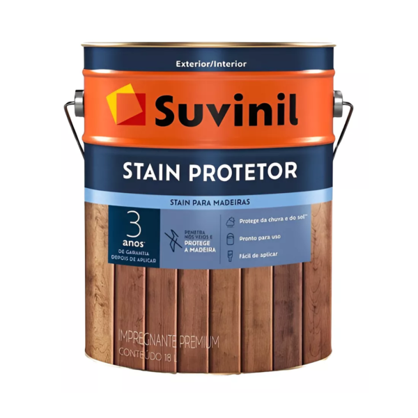 VERNIZ SUVINIL STAIN ACETINADO NATURAL 18L