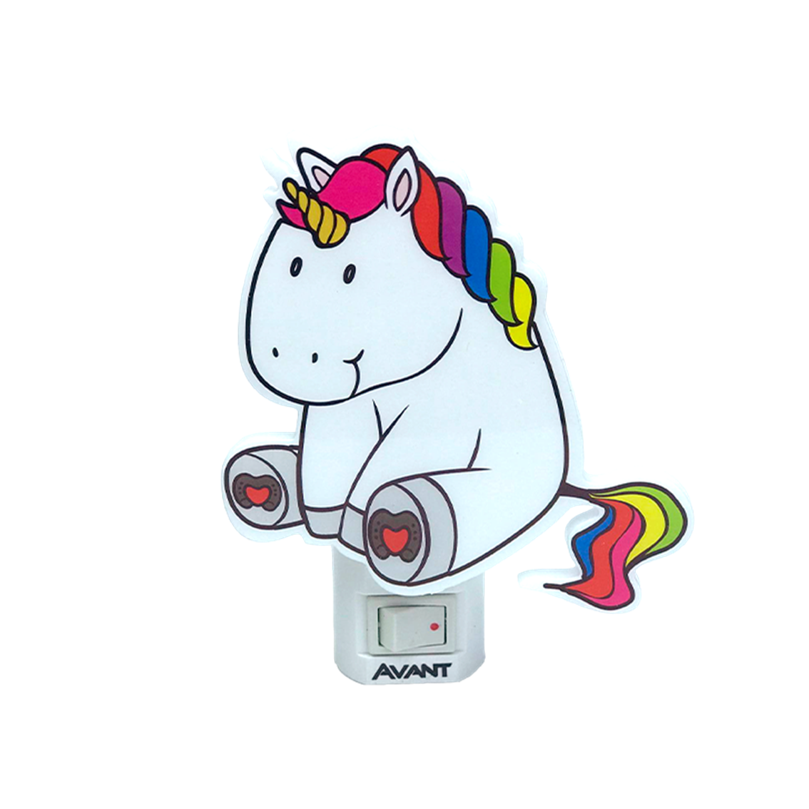 LUMINÁRIA LED AVANT LUZ NOTURNA UNICÓRNIO AM 3000K 1W BIVOLT