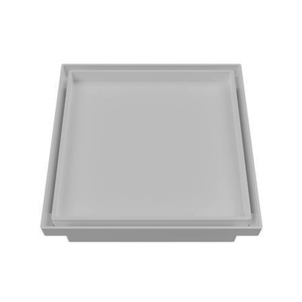 RALO OCULTO ASTRA QUADRADO 10x10 CINZA ROC10*CZ