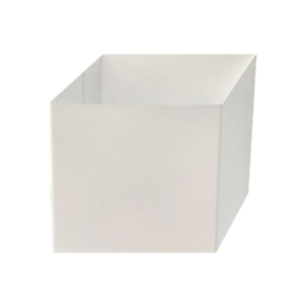 ARANDELA BLUMENAU CUBO AÇO 120MM 1XG9 BRANCO FOSCO