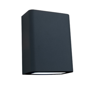 ARANDELA BLUMENAU FUSSEN FECHADA 130MM 2XG9 PRETO FOSCO