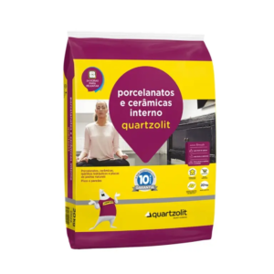 ARGAMASSA QUARTZOLIT PORCELANATO E CERÂMICA INTERNA 20KG