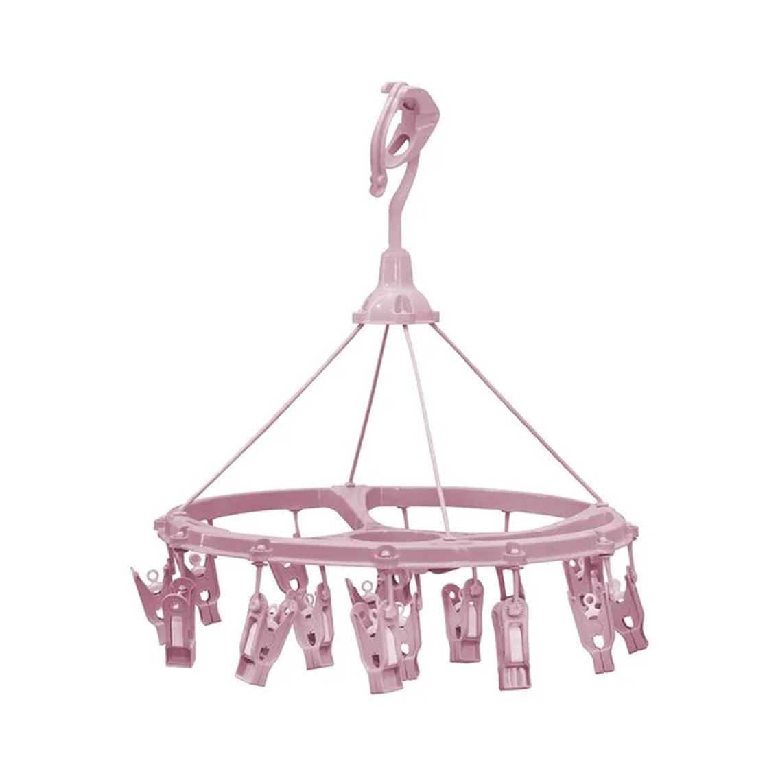 VARAL ASTRA MULTIUSO 16 PRENDEDORES ROSÊ