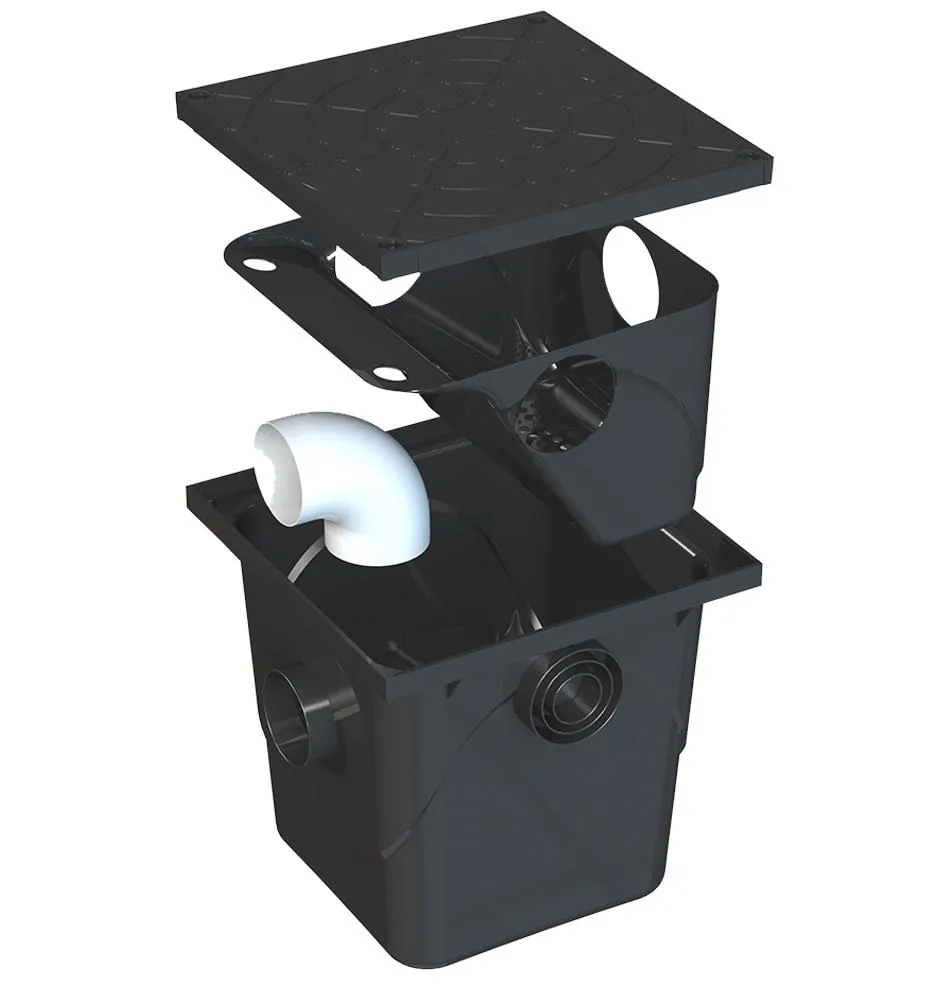 CAIXA DE GORDURA 42 LITROS COM CESTO DE LIMPEZA TAF